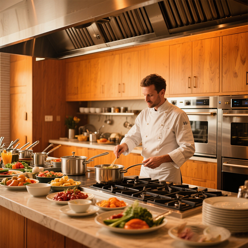 Range Commercial Kitchen - Автоматическое коммерческое кухонное оборудование, газовое электрическое