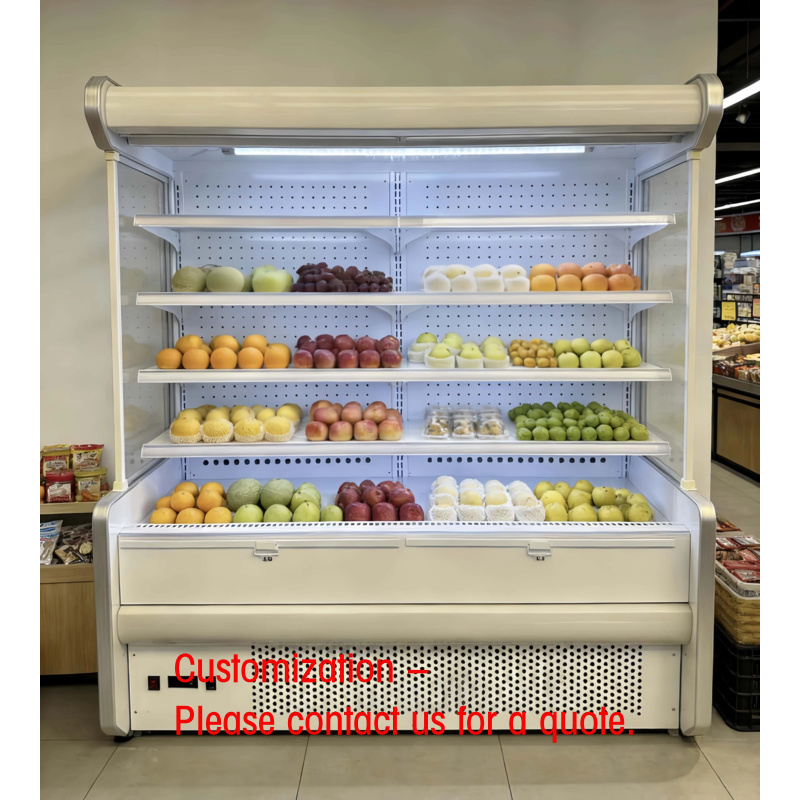 Commercial Chest Freezer - Многоярусный открытый холодильный шкаф-витрина для продуктов