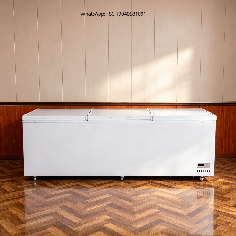 Commercial Chest Freezer - Коммерческий морозильник большой емкости с верхней