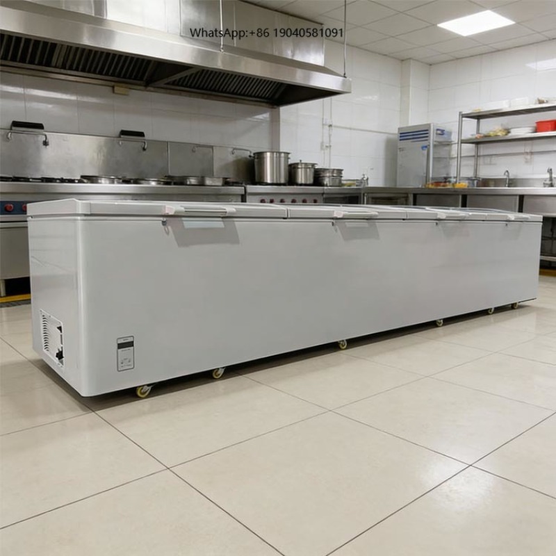 Commercial Chest Freezer - 2688 Большая коммерческая горизонтальная четырехдверная морозильная
