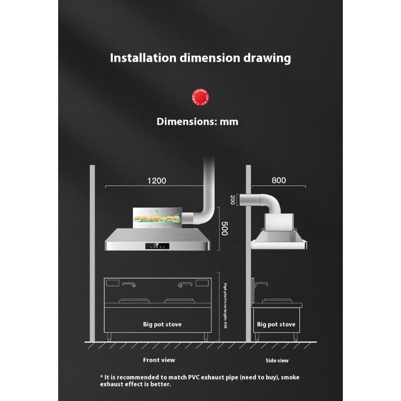 Commercial Kitchen Hoods - Коммерческая вытяжка из нержавеющей стали для
