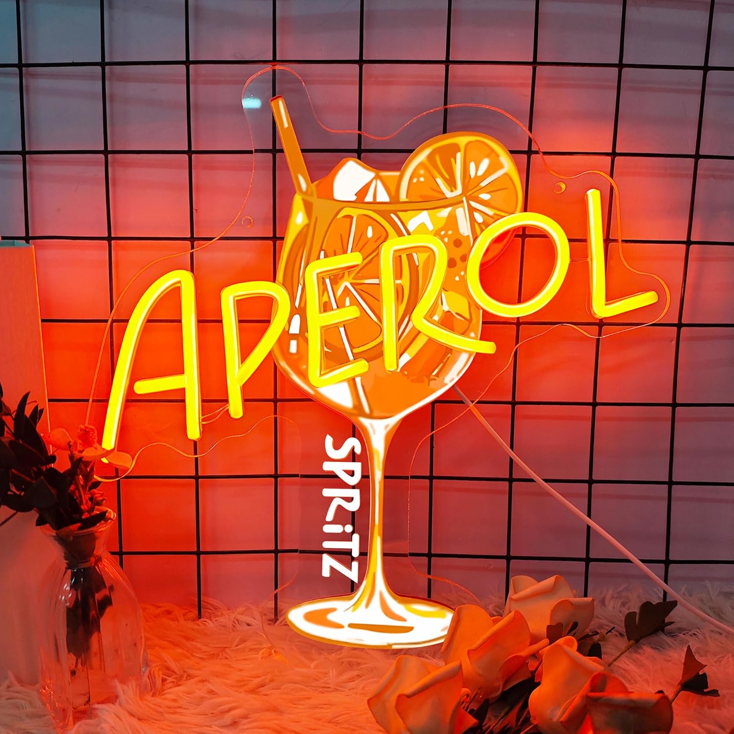 Commercial Kitchen And Bar - Aperol Spritz Неоновая вывеска Светодиодный неоновый